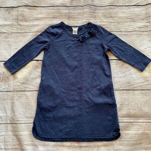 Crewcuts by J. Crew Navy Slub Knit Dress Girl's Sz 8